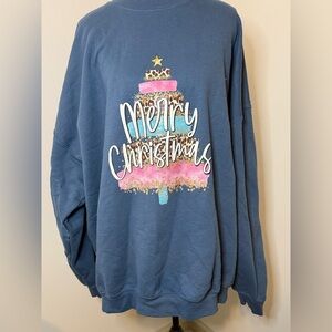 Gildan Heavy Merry Christmas Sweatshirt‎